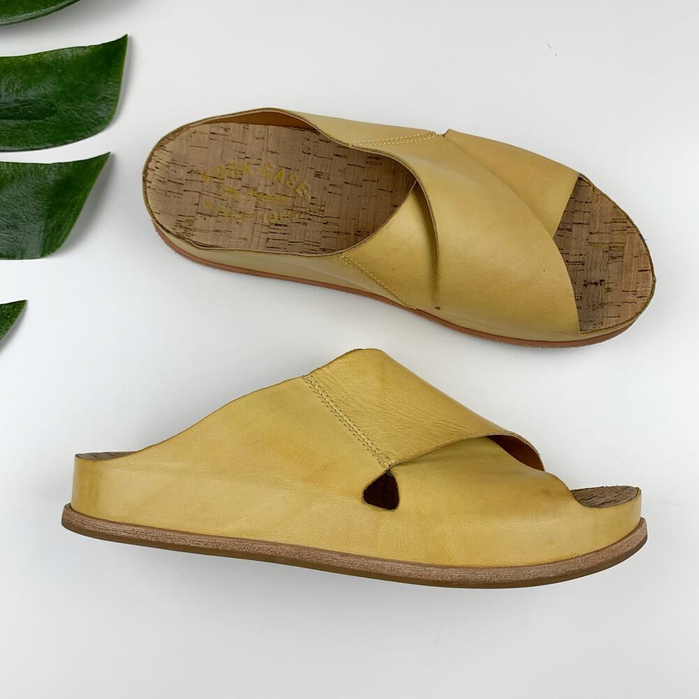Kork-Ease Yellow Sandals